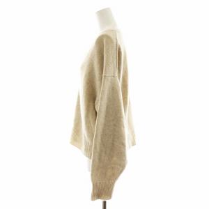 EVERYDAY I LIKE 22AW Fiocco Vネック カーディガン カシミヤ ベージュ 22080500802030 /AN40