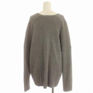 AP STUDIO 21AW SCENTOF セントオブ ニット Vネック カシミヤ混 プルオーバー セーター 長袖 F グレー