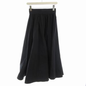 BLENHEIM リモンタ LIMONTA フレアスカート マキシ ロング ハイウエスト XS 紺 ネイビー /RO