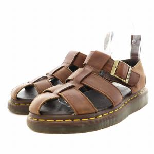 GALIA ガリン サンダル レザー UK6 25.0cm 茶 ブラウン /AN6