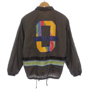 Odds&Ends BEAMS別注 コーチジャケット 裏地ファー バックプリント ナイロン アウター 1