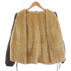 TOGA Odds&Ends BEAMS別注 コーチジャケット 裏地ファー バックプリント ナイロン アウター 1