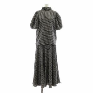 SNIDEL - 正規品新品タグ付き♡コットンレースフリルブラウス タグ付き セットアップ 上下 2点セット コットンレースフリル