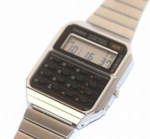チープカシオ チプカシ 腕時計 海外モデル 電卓 デジタル シルバーカラー CA-500WE 動作確認済み