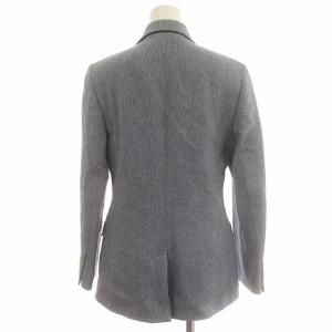 POLO RALPH LAUREN テーラードジャケット リネン混 ブレザー シングル 6 165cm 青 ブルー