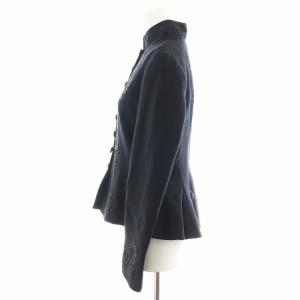 POLO RALPH LAUREN ジャケット スタンドカラー ウール 4 M 黒 ブラック