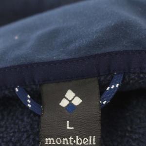 mont-bell クリマプラス ニットジャケット 裏フリース ジャケット 長袖 L ネイビー 紺
