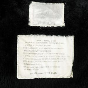 HOUSTON M51 モッズコート ロング丈 フード アウター XS 黒 ブラック /AN47