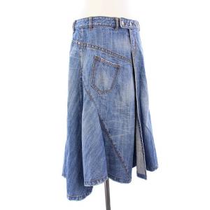 Jean Paul GAULTIER JPG JEANS デニムロングスカート 40 ブルー CSKPJCM0400