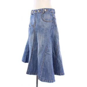 Jean Paul GAULTIER JPG JEANS デニムロングスカート 40 ブルー CSKPJCM0400