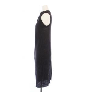 Rick Owens cashmere deformation long dress ロングワンピース ノースリーブ カシミヤ ITA38 ブラック