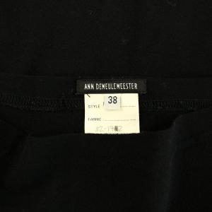ANN DEMEULEMEESTER サンプル品 スカート ロング タイト 38 黒 ブラック