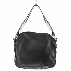 ワンショルダーバッグ ハンドバッグ レザー 黒 ブラック /AN4