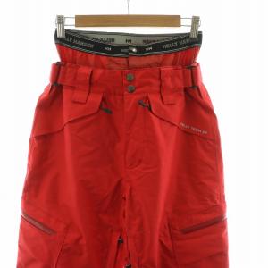HELLY HANSEN パンツ スノーボードウェア レイヤード ジッパーフライ M 赤 レッド