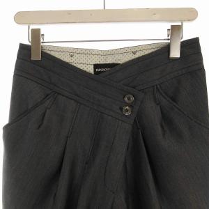EMPORIO ARMANI ショートパンツ ハーフ ボタンフライ テーパード 38 S グレー