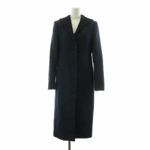 セーラーカラーコート アウター ロング 4 L 紺 ネイビー /NQ