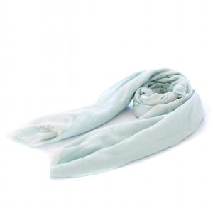 23AW エトールモノグラム ストール ホワイトブルー M78843