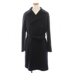 RIDLEY ダブルベルテッドコート 46 ネイビー