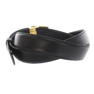 dunhill ベルト バックル レザー ロゴ刻印 40/100 黒 ブラック