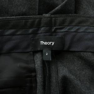Theory 24AW Sleek Flannel HW Taper Pant W J スリークフランネルHWテーパードパンツW J スラックス