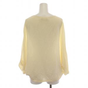 Chloe シアー ブラウス カットソー ドルマンスリーブ 五分袖 36 オフホワイト 白 16AHT08-16A004