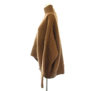 CINOH ハイネックニットセーター 長袖 ウール 38 M 茶 ブラウン 18WKN500
