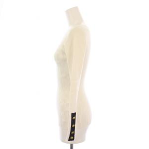 MADISONBLUE BOAT NECK RIB PO ニット カットソー 長袖 ボートネック リブ XS 白 MB191-8023