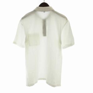 BURBERRY LONDON ポロシャツ ロゴ 刺繍 ノバチェック 半袖 L 白 ホワイト /RO