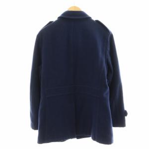 BURBERRY BLACK LABEL コート ミドル丈 ウール アウター L 紺 ネイビー
