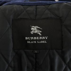 BURBERRY BLACK LABEL コート ミドル丈 ウール アウター L 紺 ネイビー