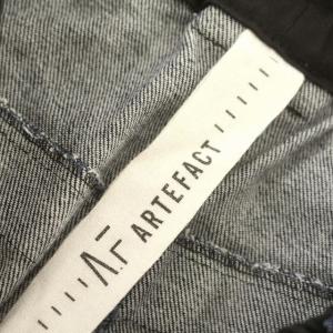 A.F homme ARTEFACT A.Fhomme AFhomme デニムパンツ ジョガーパンツ 立体裁断 テーパード パンツ 2 M インディゴ /G