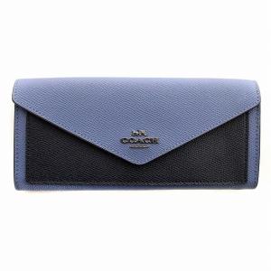 長財布 12122 バイカラー ブルー 黒 /G