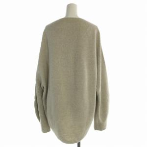 IENA 22AW ニット セーター クルーネック カシミヤ混 シルク混 長袖 ベージュ