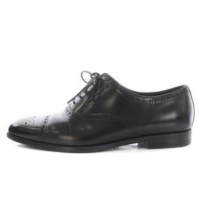 PRADA レースアップシューズ 6.5 ブラック
