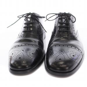 PRADA レースアップシューズ 6.5 ブラック