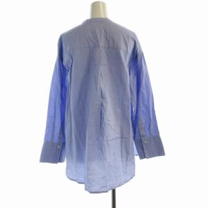 IENA 22AW オックスフォードドレスシャツ ブラウス バンドカラー F ライトブルー 22050900806040