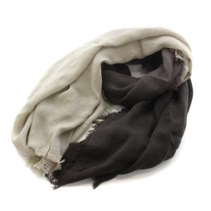 プロタゴニスタ PROTAGONISTA 24SS stole ストール リネン 麻100％ グラデーション F グレー ベージュ