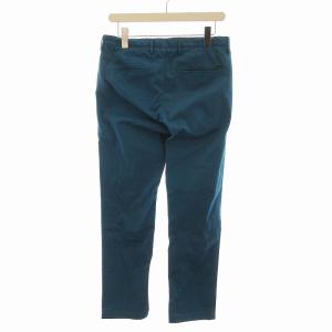 HUGO BOSS テーパードパンツ ロゴ 46 S 青 ブルー