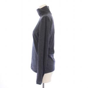 Theory NEO WOOL JSY MELANGE TURTLENECK LS 23AW カットソー 長袖 ハイネック ウール S グレー