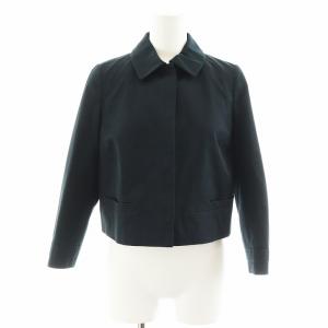 ジャケット コットン 34 XS 黒 ブラック /AN34