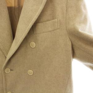 Ground Y 近年モデル ダブルボタン ウールコート  ベージュ GE-C05-101