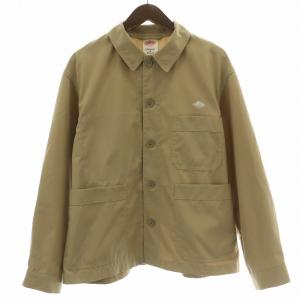 DANTON PCP BACK LOGO COVERALLS PCPバッグロゴカバーオールジャケット アウター 38 ベージュ DT-A0304