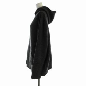 Spick&Span 24AW フーディー ニットプルオーバー セーター ビックシルエット 長袖 F グレー 24080200558040
