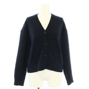 23AW FELTED MOULINE CROPPED LS CARDI カーディガン ニット コットン