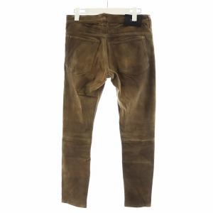 UNDERCOVER ストレッチパンツ スエード 2 ブラウン