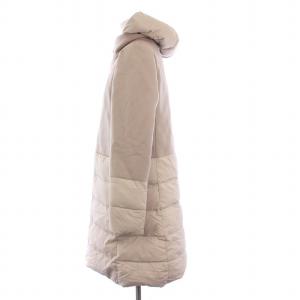 HERNO DIAGONAL WOOL AND NUAGE PARKA 42