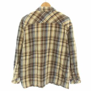 HUF バンクスフランネルシャツ BANKS FLANNEL SHIRT ネルシャツ 長袖 チェック柄 ロゴ刺繍
