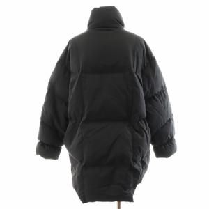 Standcollar Down Jacket ダウンジャケット ナイロン アウター 36 S 黒