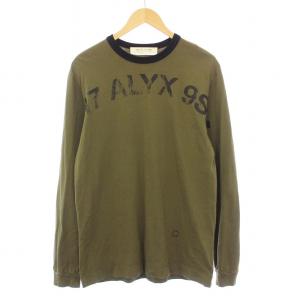 1017 9SM Tシャツ ロンT カットソー 長袖 ロゴプリント M カーキ /KH