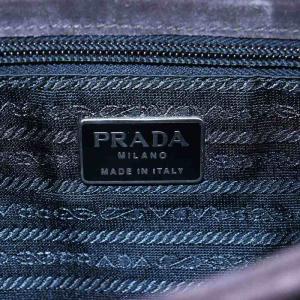 PRADA ショルダーバッグ スエード ブラウン